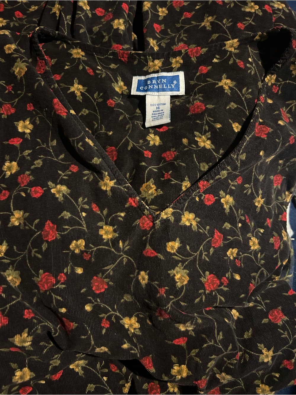 Bryn Connelly Corduroy Dress. Cottagecore. Cozy